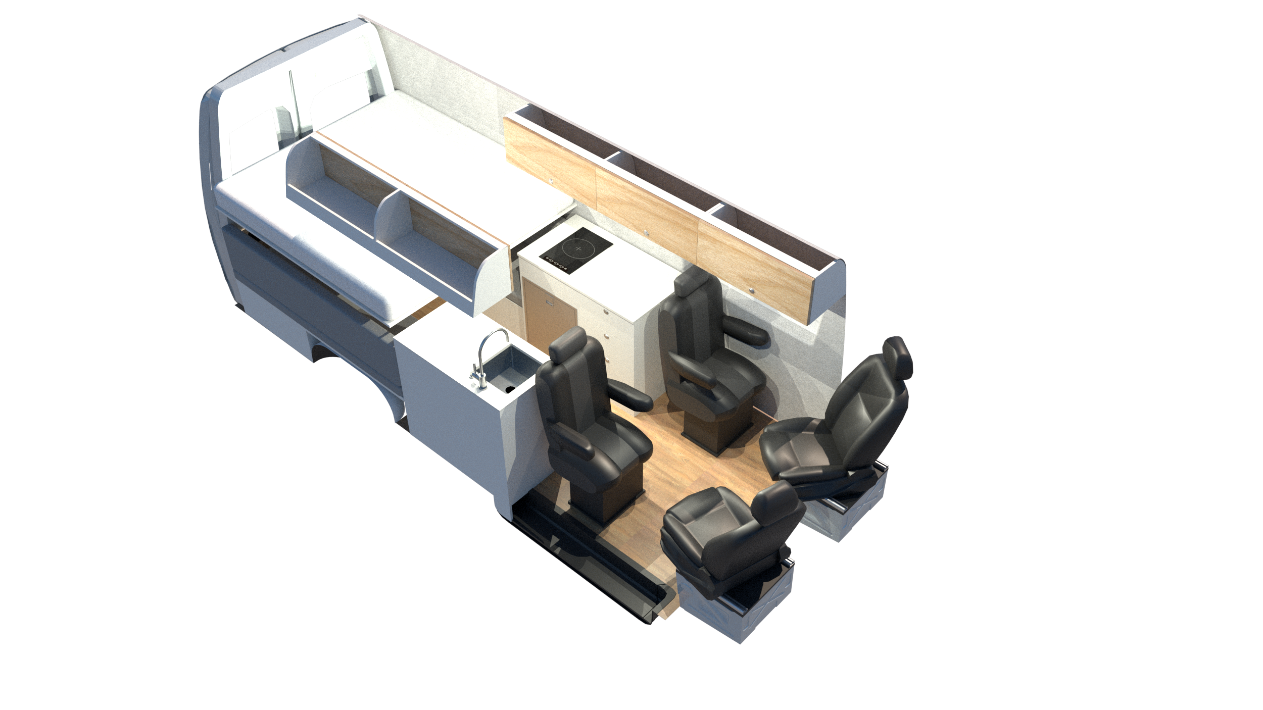 The Mazama Semi-Custom Layout – Overland Van Project, LLC